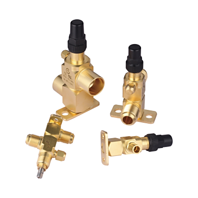 Brass vertical bracket valve